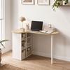 Irregular Computer Desk, Wooden, 100 x 59 cm, Oak
