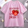 Strawberries Graphic T Shirts Unisex WoUnisex Funny Cotton Short Sleeve Tshirt Comfortable New Tee Summer Fashion Tshirt WoUnisexs Tops