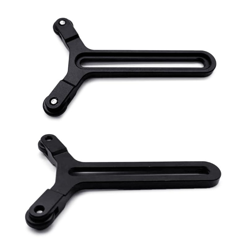 Y Bracket Lens Support with Double Wheel Y Shaped Lens Support Bracket Vertical Frame Adjustable Lens Support