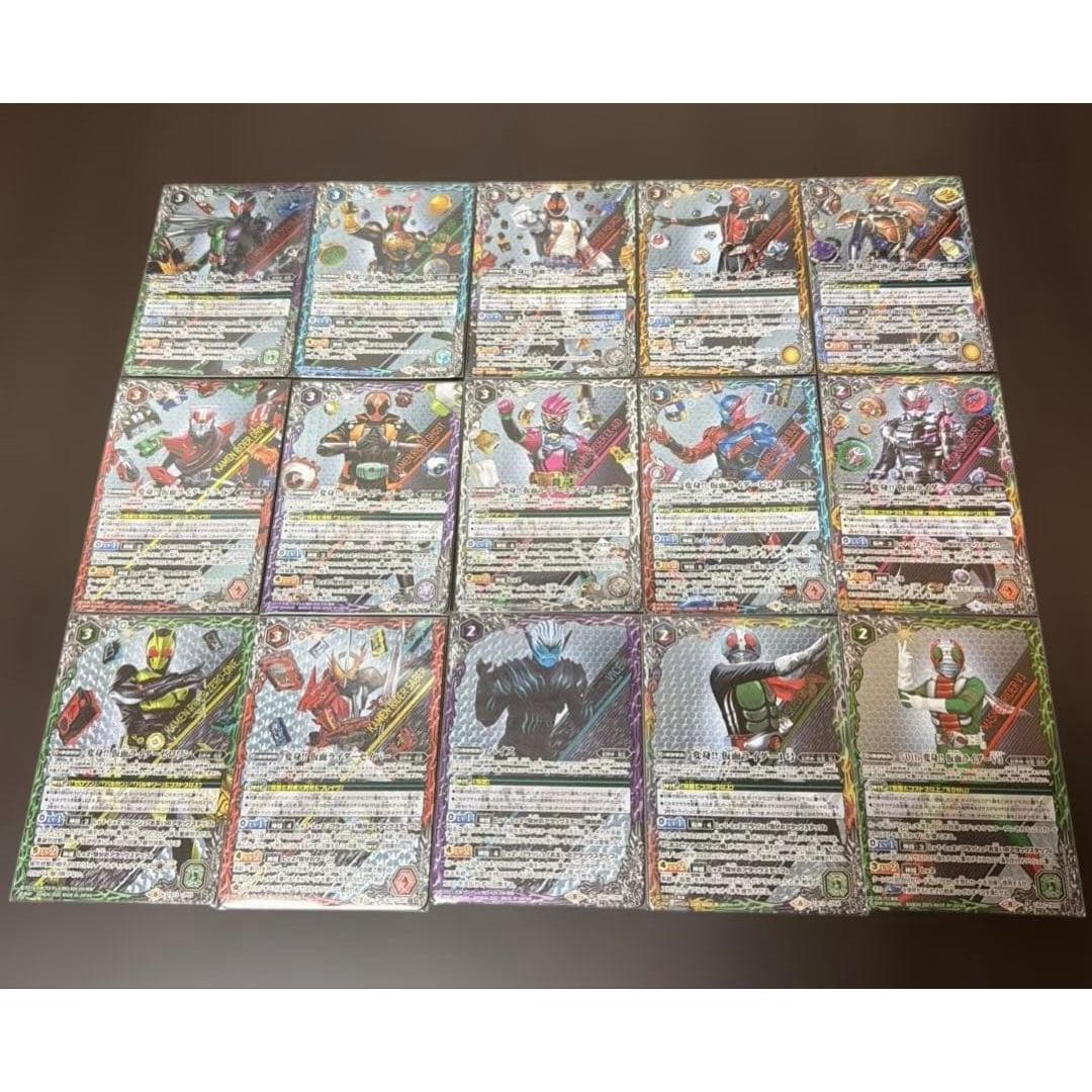 Used Battle Spirits Transformation!! Kamen Rider 1990, Reiwa, Showa bulk sale set