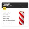 SOXW Red & White Waterproof Safety Warning Tape