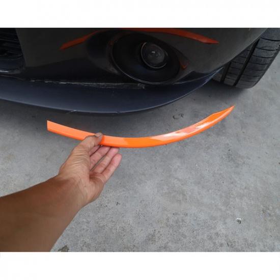Orange Front Bumper Lip Cover Trim Bezel Sticker For Dodge Challenger 2015-