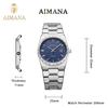 Classic Men Quartz Watch Calendar Display Stainless Steel Band Waterproof Luminous Business Male Wrist Watch