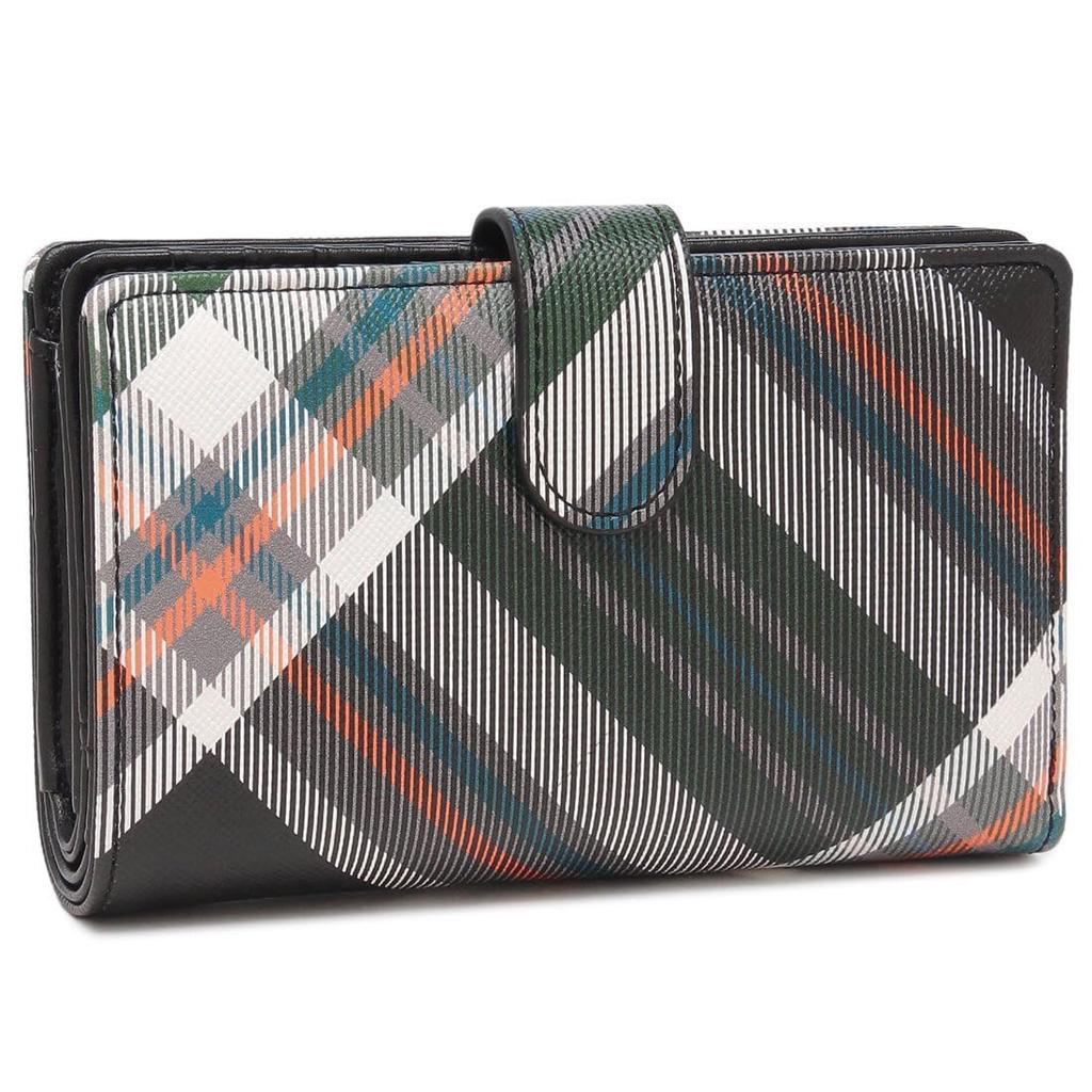 Vivienne Westwood Women's Derby Bifold Wallet in Green and Multicolor (Product Code: 51080028 S0012 O102)
