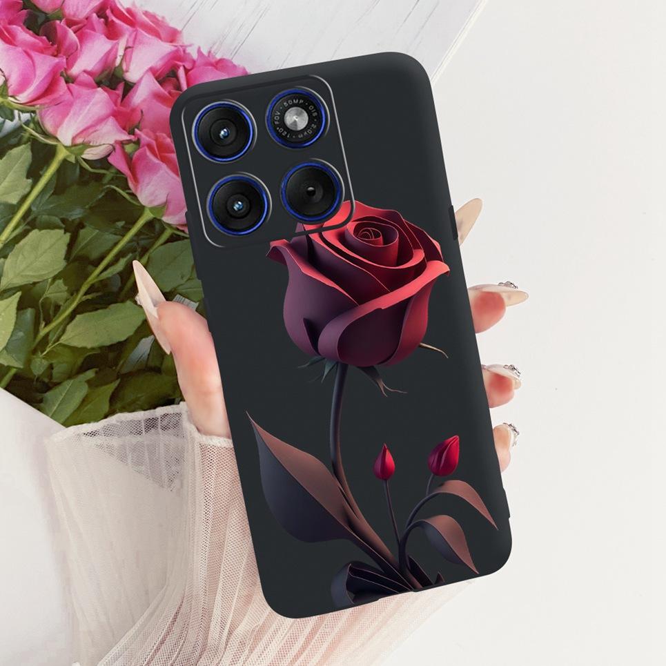 Flower Butterfly Luxury Girly Fashion Casing For Motorola Edge 70 Moto X70 Air Phone Case Soft Slim Silicone TPU Back Cover
