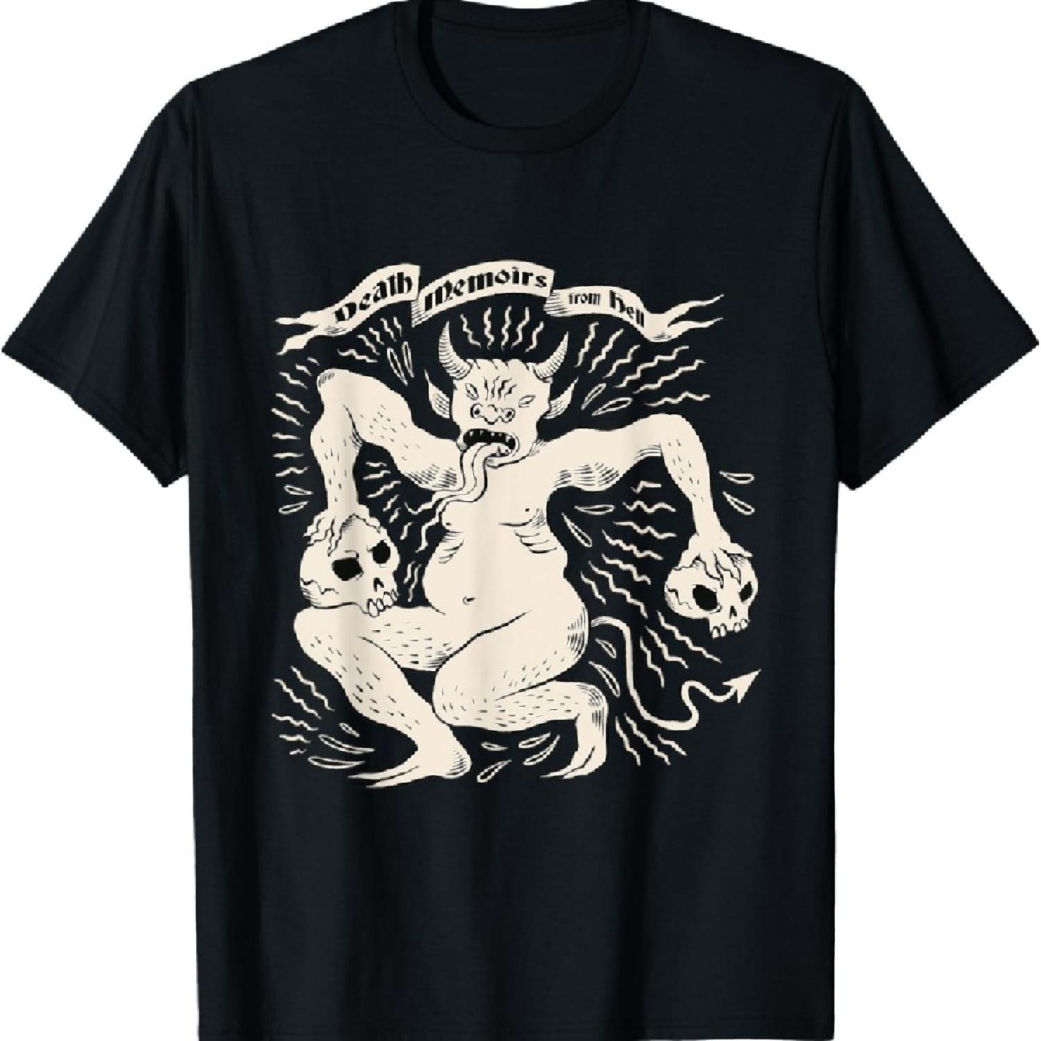 

Death Memoirs Hell Demon Art T-Shirt S