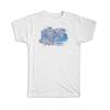 Gift T-Shirt : Watercolor Winter Tree Frame