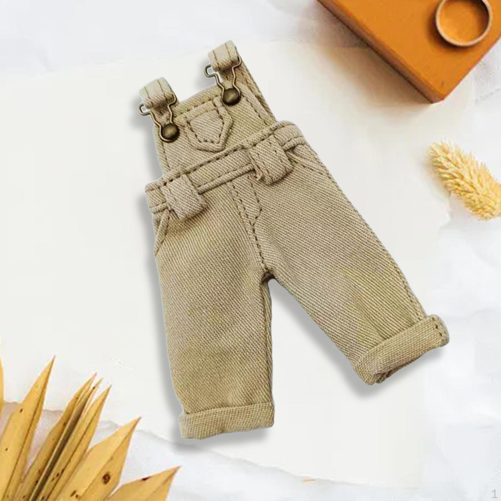 

Комбінезон для ляльки BJD 1/12 Одяг Ob11 Джинсовий костюм для перевдягання для ляльок DIY