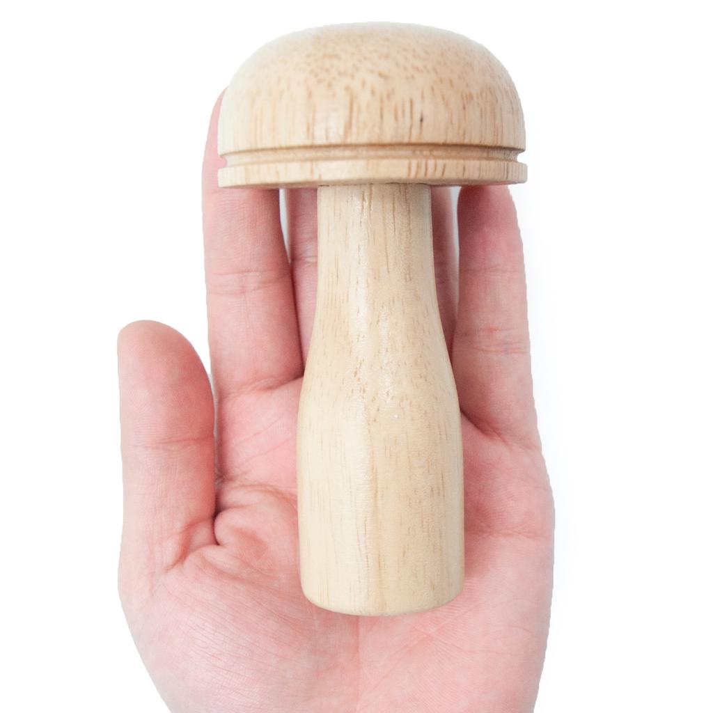 Mushroom Hole Patch DIY Knitting Tool Needle Storage Pins Mushroom Hand Stitch Needle Sweater Knniting Combination Set