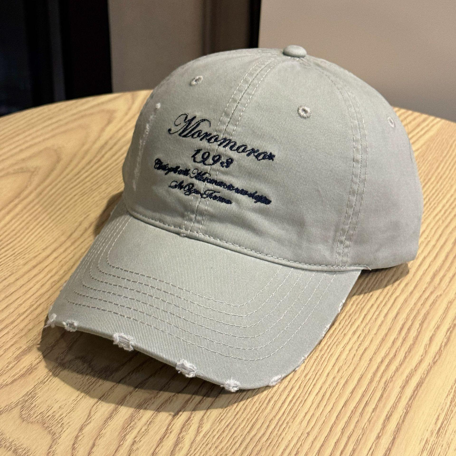 

Новая бейсболка с отверстием для письма, молодежная модная уличная, молодежная шляпа с изогнутым козырьком, модная кепка с маленьким козырьком в корейском стиле adjustable