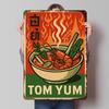Tom Yum Soup Thai Food Poster Customized Vintage Metal Signs Wall Art Retro Tin Plaque for Bedroom Decorations Custom Plate Home