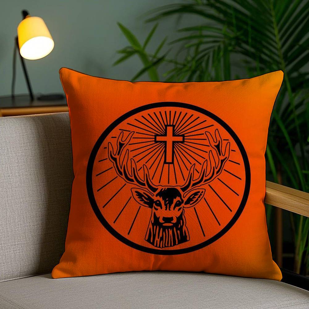 J-Jager-M-Meisters-S Pillow Case Sofa Short Plush Double-Sided Hd Printing Room Home Office Gift Cushion Cover