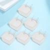 6Pcs Pegboard Bins Set Heavy Duty Clear Storage Containers Tool Organizer Garage Workbench Parts Holder Kit Pegboard Baskets