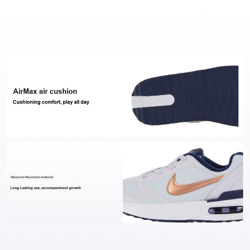 Nike Air Max Dawn Se Sports Recycled Materials Low Top Kids Casual Shoes Kids Sneakers Orange White DC9318-007