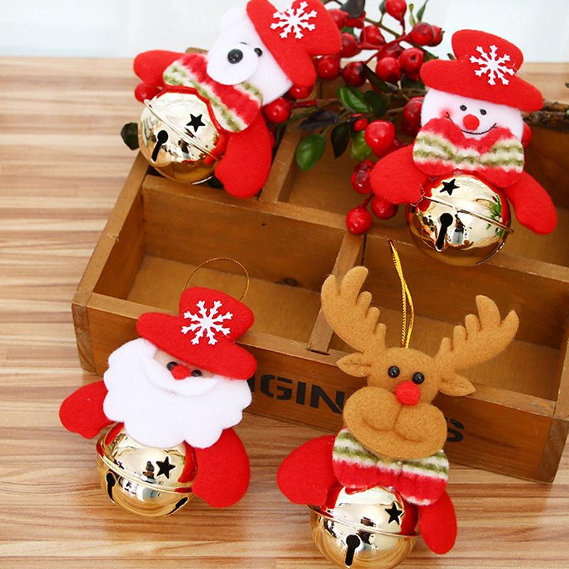 Christmas Plush Doll Ornaments Snowman Santa Claus Pendants Xmas Tree Hanging Ornaments For Home Xmas New Year Party Decorations