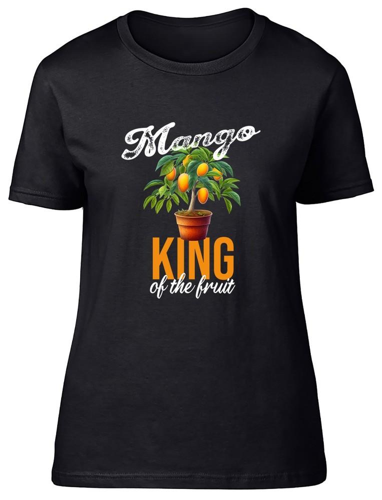 Женская футболка  Любитель манго  Король фруктов Подарок для женщин S