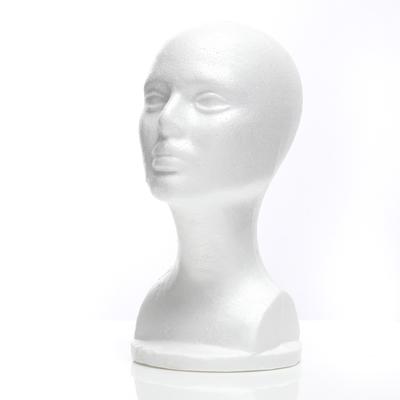 Female Head Model Stand Mannequin Manikin Hair Glasses Hat Display Hold Sky Blue