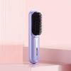 Wireless LCD Hair Straightening Comb with Negative Ion Technology - Portable, Non-Damaging Electric Comb for Safe Hair Styling