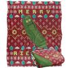 Rick And Morty Merry Rickmas Pickle Rick Christmas Blanket