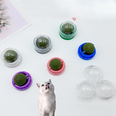 Giocattoli per Gatti Palline di Erba Gatta Bastoncini per la Dentizione Gatto Giocattoli per l'Autodivertimento e la Noia Gatto Palline Stuzzicagatto Giocattoli per Animali Domestici in Legno Tianliao