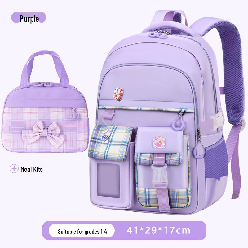 „Ultralehká školní taška s ochranou páteře pro dívky ze základních škol (Třídy 3-6)"