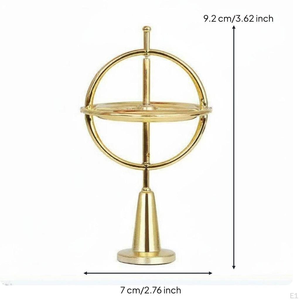 Metal Rotational Balance Toy Prolonged Rotation Weightless Effect Educational Gift