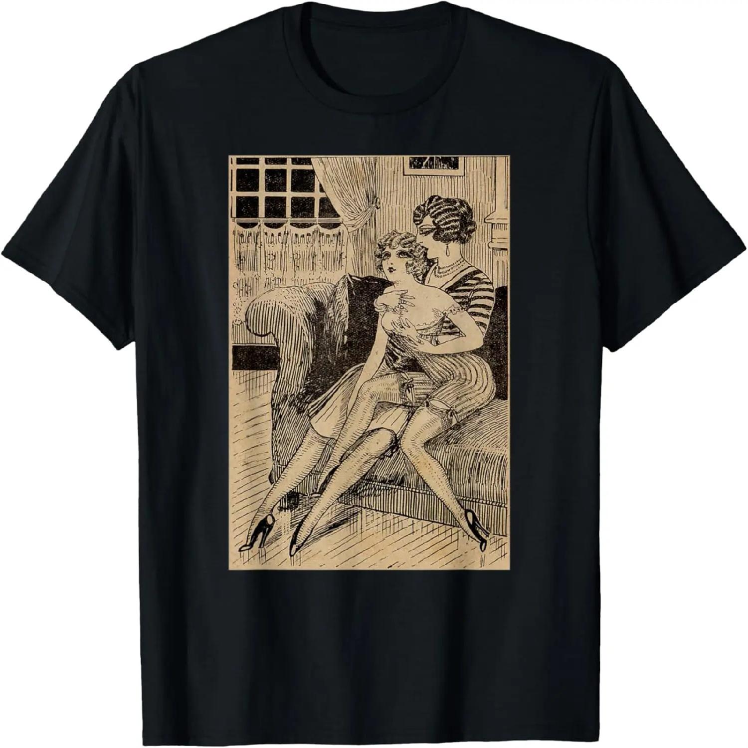 

Luscious Lesbian Girls Retro Lesbian Shirt Art-Sexy Women T-Shirt XXXXXL різнокольоровий