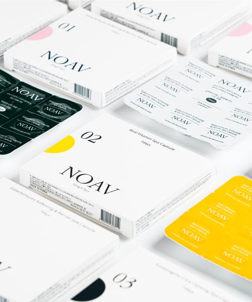 Noav Freeze-Dried Capsule Booster Shot Set (Glow/Tone-Up/Soothing) Glow Shot Galactomyces Capsule (7pcs)