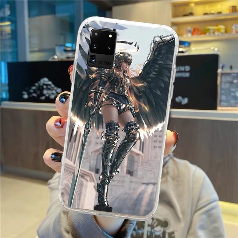 Ghost Knife Handyhülle Für Samsung Galaxy S10 S21 S22 Plus Ultra A91 A51 A21S A12 Transparentes Handycover