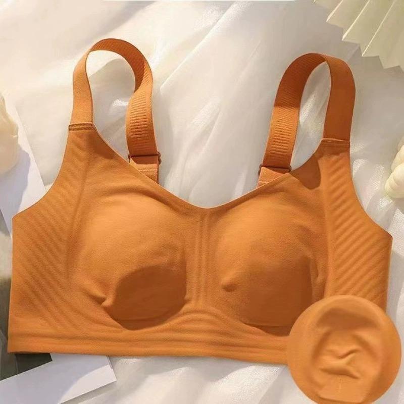 Special for nude seamless rabbit ear cup, thin without steel ring, gathering, thin and soft support, beautiful back bra