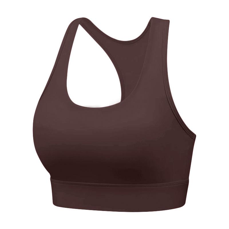 Medium and high-intensity sports underwear women's I-shaped back shock-proof belt chest pad professional Pilates training yoga vest top
