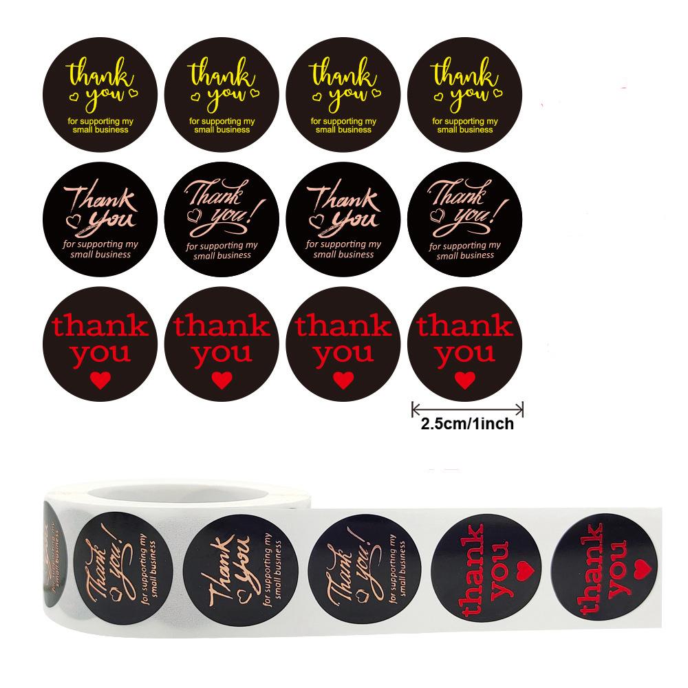 Pozvánky Nálepky na jídlo 3 styly Děkuji Estetické psací potřeby X037