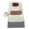 Bedside Commode Chair Strong Load Capacity Anti Slip Soft Padded Triple Sealed Bedside Commode for Toilet Elderly Adults