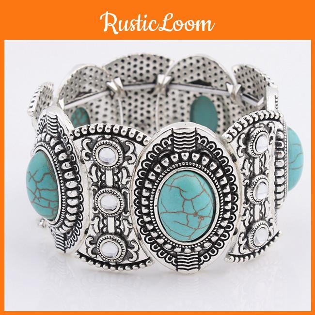 Style Bohemian Turquoise Bracelets Women Hand Jewelry Fashion Elegant Gifts