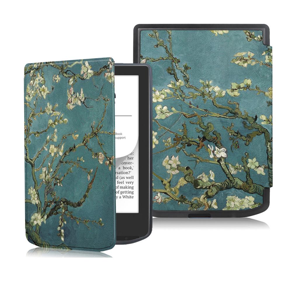 Étui Mince pour le Tout Nouveau Pocketbook 629 Verse / Pocketbook 634 Verse Pro Liseuse - Couverture Folio en Cuir PU avec Veille/Réveil Automatiques Pocketbook Verse Pro