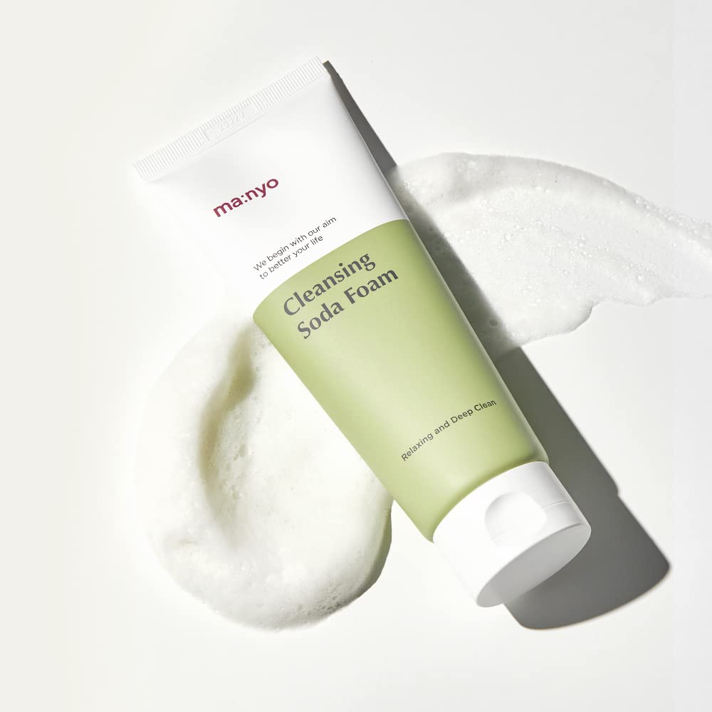 Pianka oczyszczająca z sodą 150ml Oczyszczanie twarzy Peeling Pielęgnacja porów Nawilżanie Oczyszczanie manyo