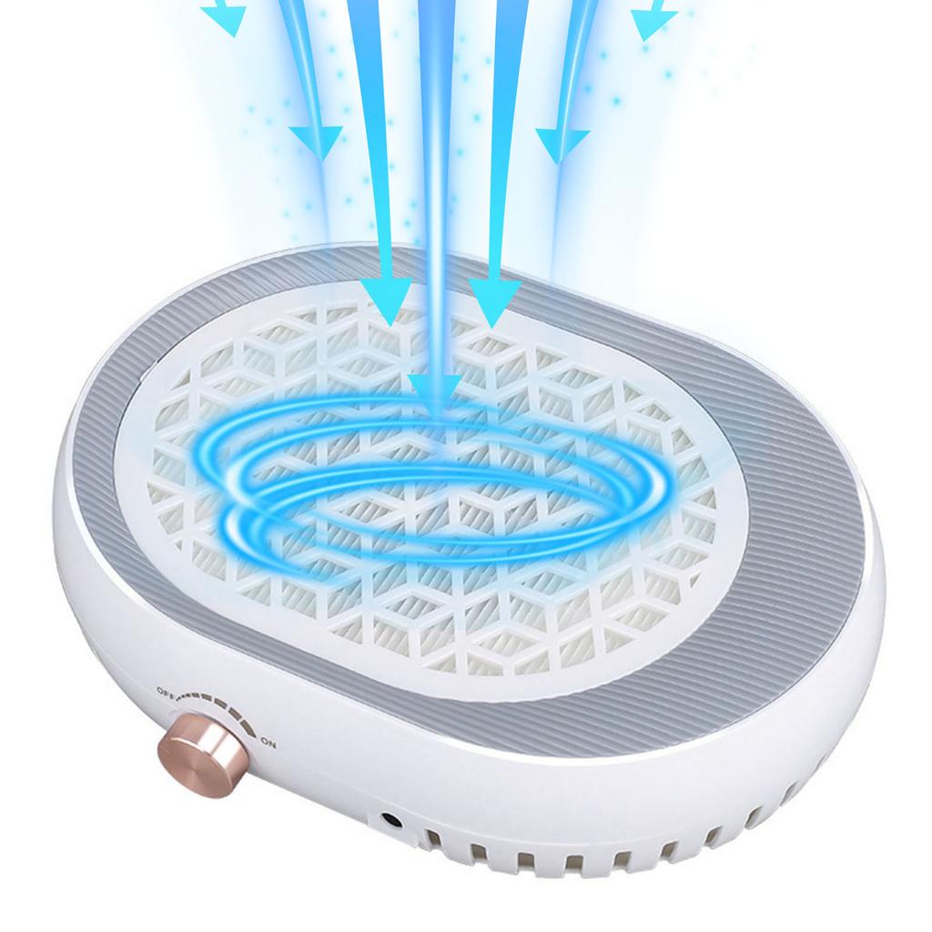 High-Power Nail Dust Collector With Filter Gel Nail Polishing Clean Machine Reusable For Manicure And Pedicure