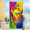 Warnermedia Customize Your Name Beach Towel Super Soft & Absorbent