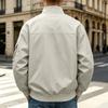 Men's Flight Jacket Loose Fit Casual Baseball Collar Coat for Fall Winter