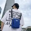 Square Canvas Crossbody Bag Nylon Sports Phone Bag Casual Men's Shoulder Bag  Male