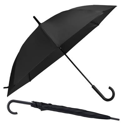 SUKIO Long 8 Full UV Heat Heatstroke UV Rain or Ultra Perfect for Watching and Water Jump Unisex Men's Parasol, 60cm, Ribs, Blackout, Fiberglass, 100%