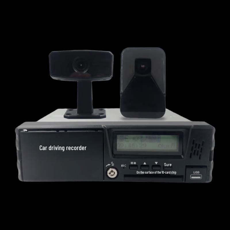 Двухканальный видеорегистратор NHZHIW с инфракрасным мониторингом пассажира