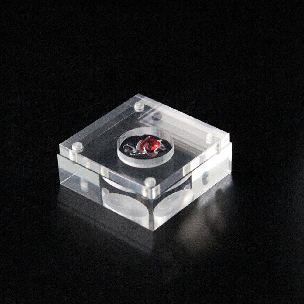 Akrilik Gevşek Elmas Vitrin Takı Vitrin Konteyner Organizatör Mücevher Saklama Kutusu