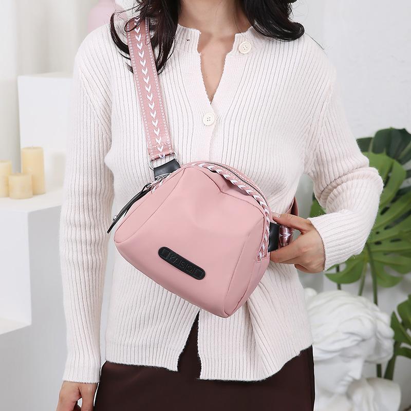 Women's Shoulder Bag Solid Color Crossbody Bag Water-Repellent Oxford Bag