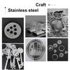 1PCS Stainless Steel Disc 304 Stainless Steel Round Steel Plate Diameter 50mm-100mm Thickness 0.5~2mm Metal Flat Gasket Disc