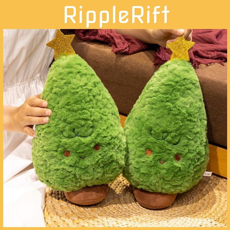 35cm Green Christmas Tree Plush Pillow Doll For Holiday Decor And Gift Ideas