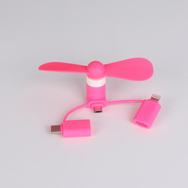 Portable USB Mini Phone Fan for Android & Apple