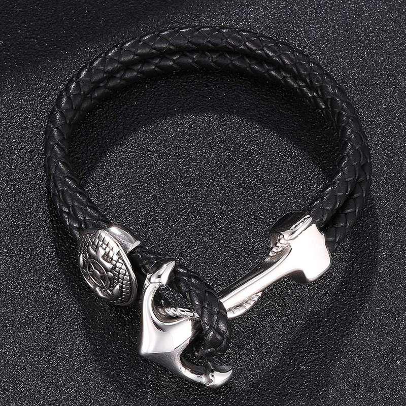New Anchor Bracelet Multilayer Rope Chain Bracelet For Men Women Fashion Style Gift