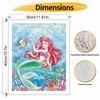 Disney DIY Little Mermaid Oil Painting Art Painting Kit Home Wall Decor Handmade Gift for Girls Room Living Room Bedroom Acrylic Art Set