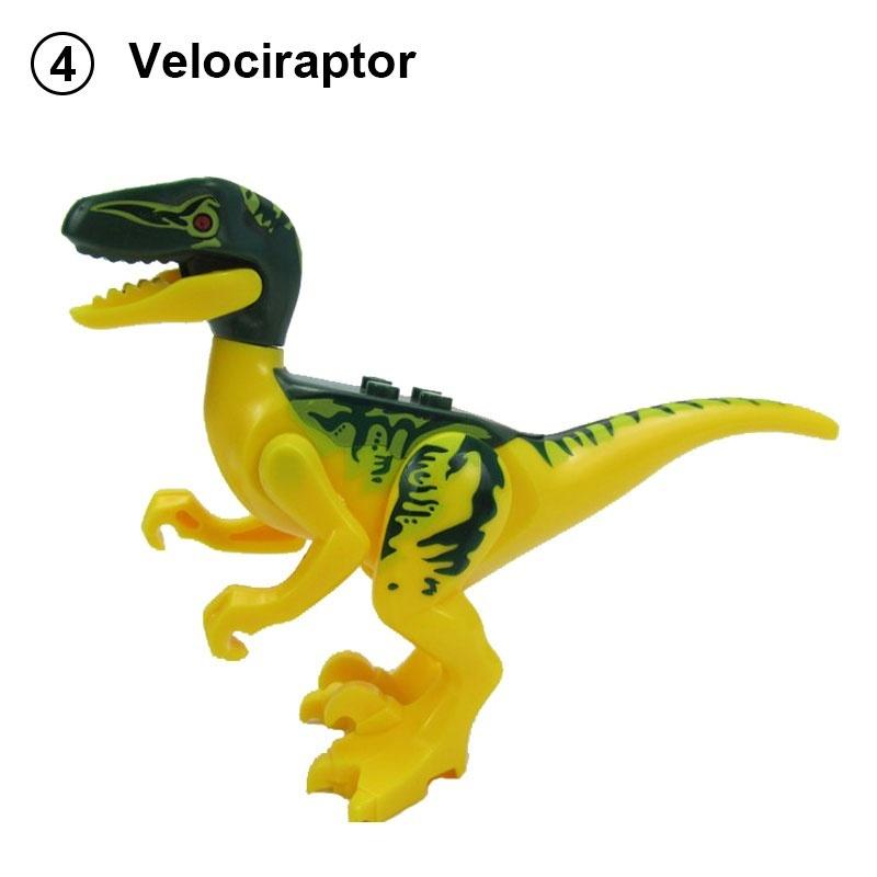 Jurassic World Dinosaurs Brick Blocks: Indominus Rex T-Rex Pteranodon Raptor